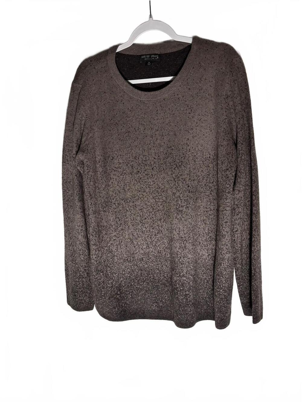 Barefoot Dreams CozyChic Ultra Lite Gradient Brown Sweater XL